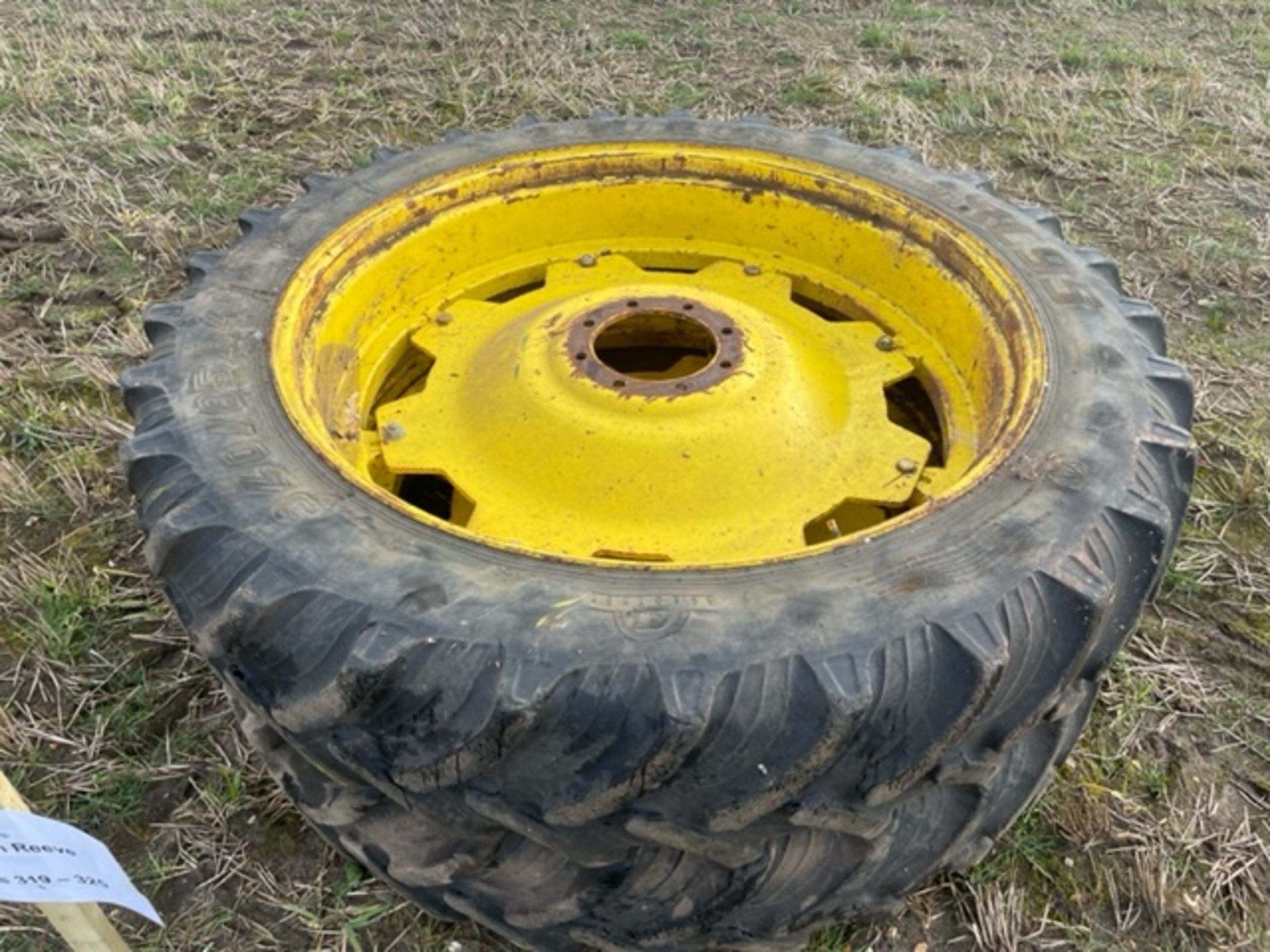 Pair of row crops wheels 340/85/R48 13.6 x 48. No VAT on this lot. - Image 2 of 4