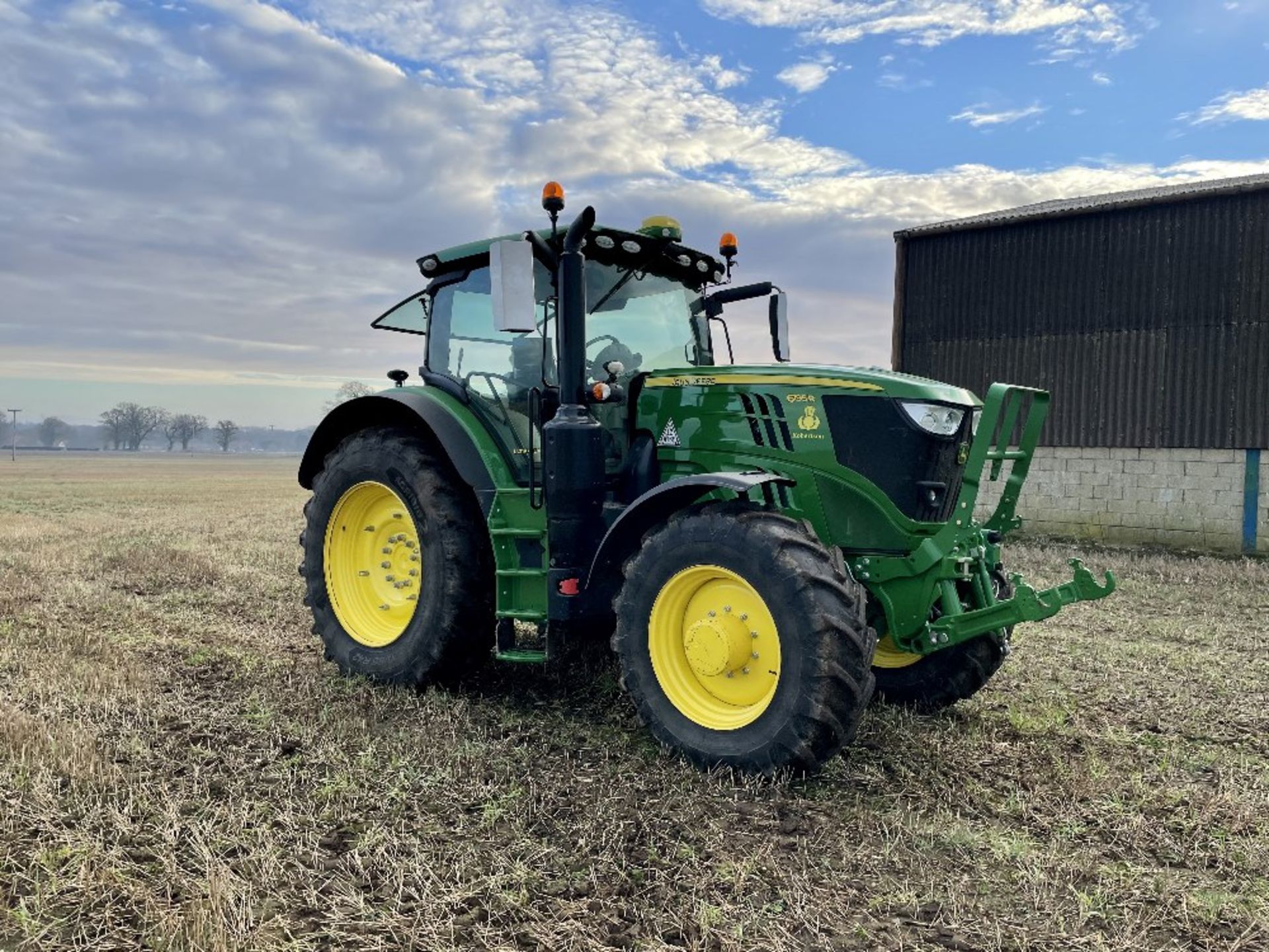 2018 John Deere 6195R 4wd Tractor (Ultimate Edition), approx. 1848 hours, Reg No.