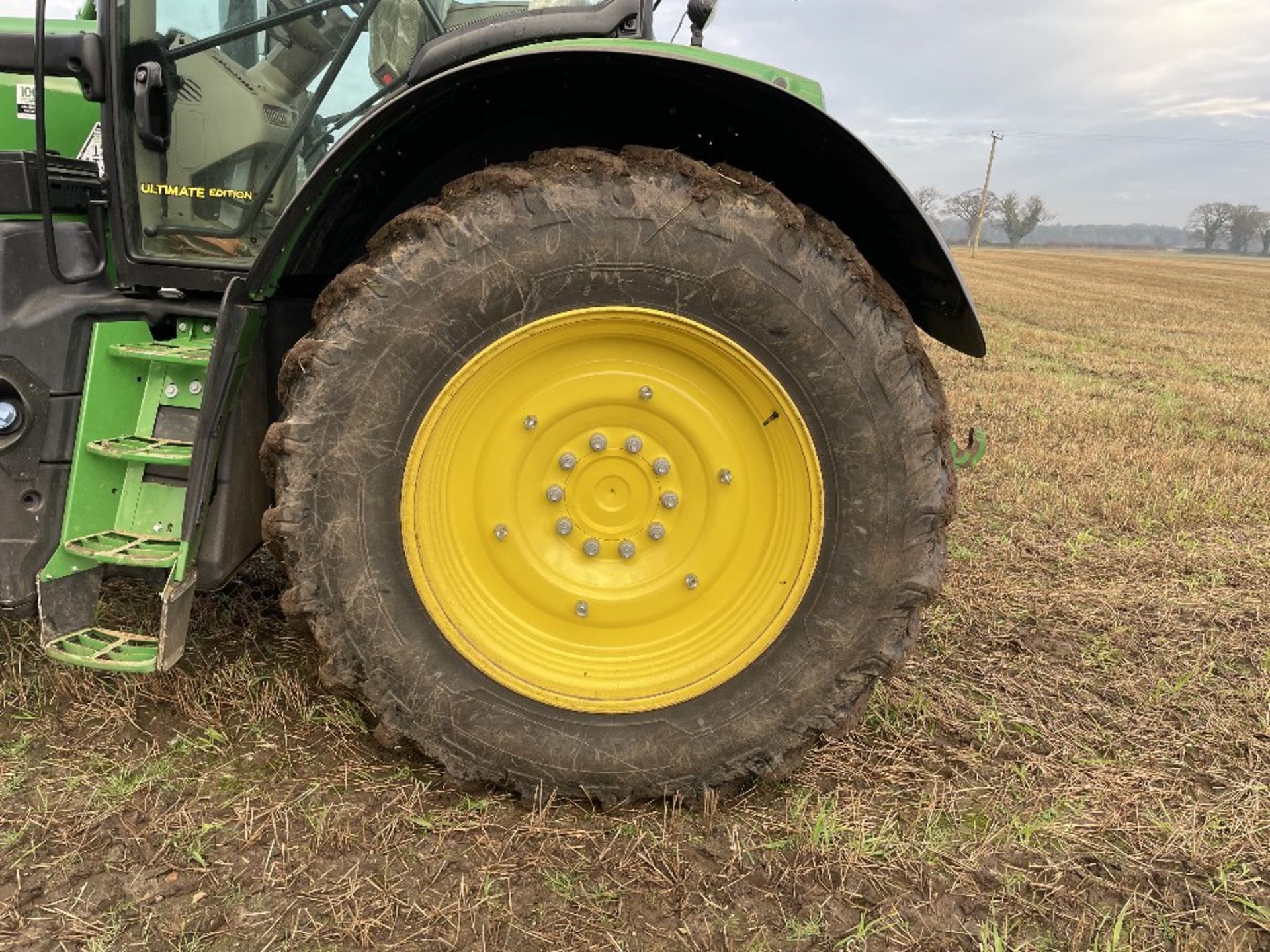 2018 John Deere 6195R 4wd Tractor (Ultimate Edition), approx. 1848 hours, Reg No. - Image 12 of 19