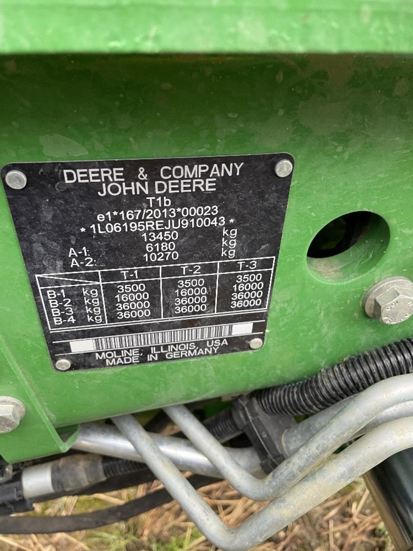 2018 John Deere 6195R 4wd Tractor (Ultimate Edition), approx. 1848 hours, Reg No. - Image 19 of 19