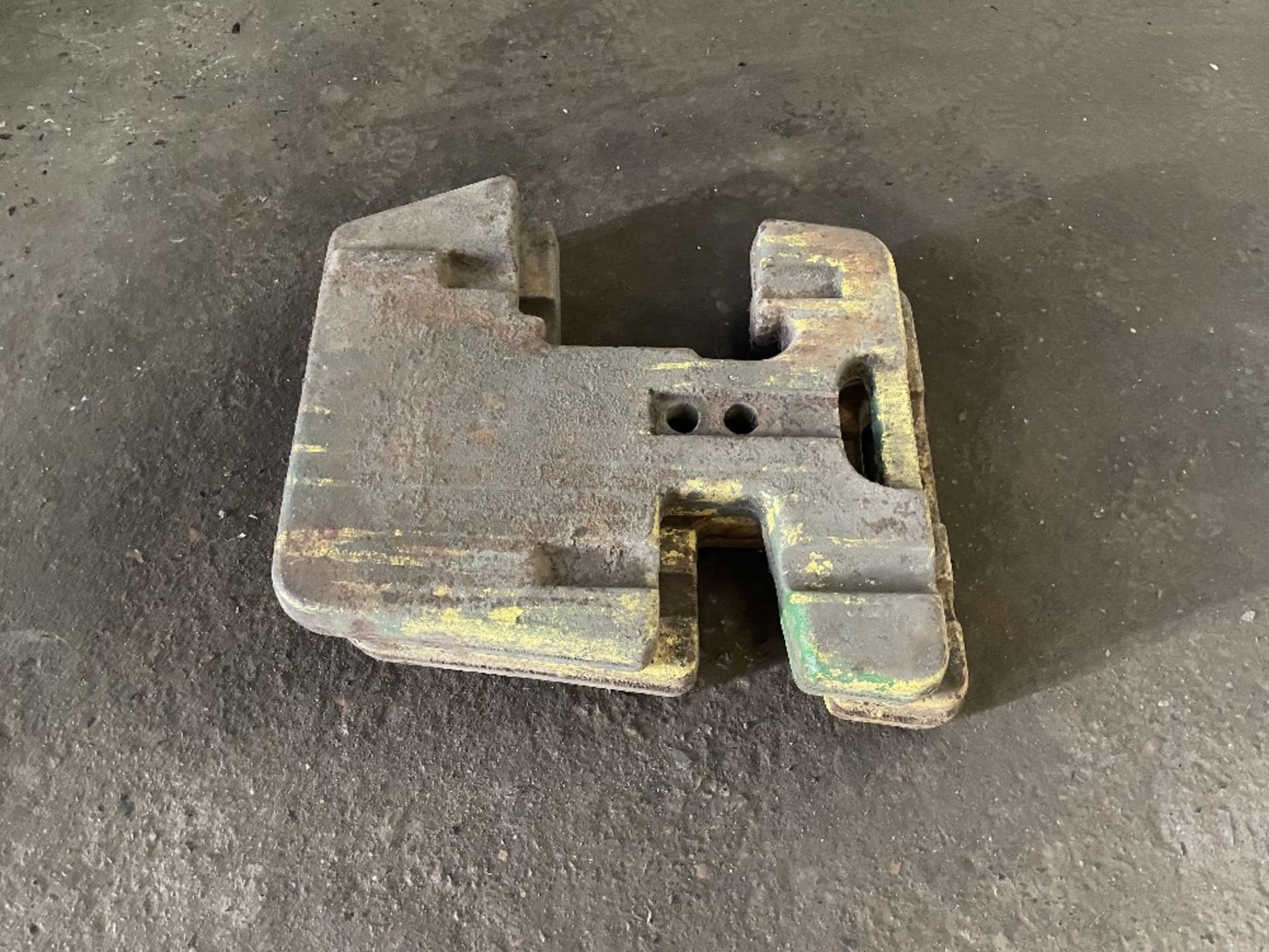 2 x Wafer Tractor Weights-early John Deere