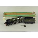 A boxed Bassett-Lowke 'O' gauge circa 1950's clockwork locomotive 'Prince Charles' with tender and