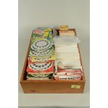 A large collection of Viewmaster reels including vintage packaged reels, 'Barbie and Rockers',