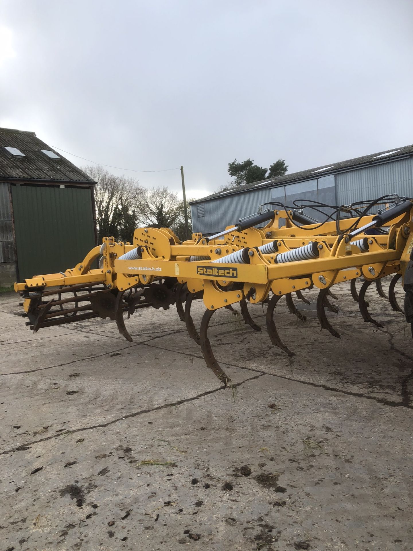 Staltech 5M cultivator, hydraulic folding. Stored near Haddiscoe, Norwich. - Image 2 of 5