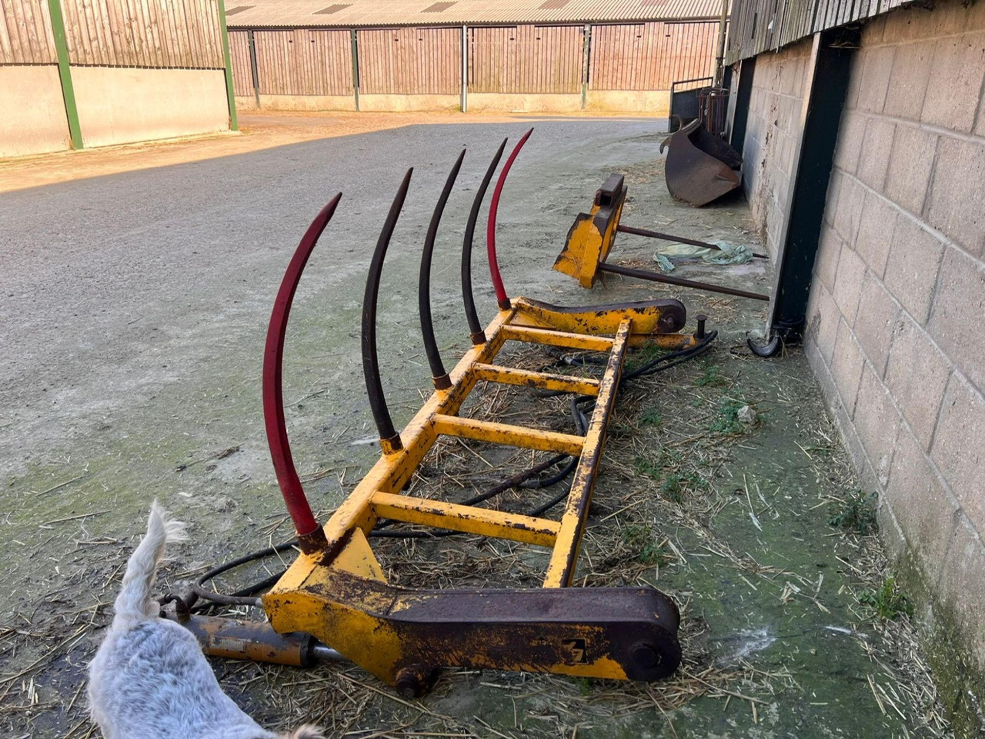 Muck Fork and Grab, pin and cone head stock. Stored near Beccles, Suffolk. - Image 4 of 7