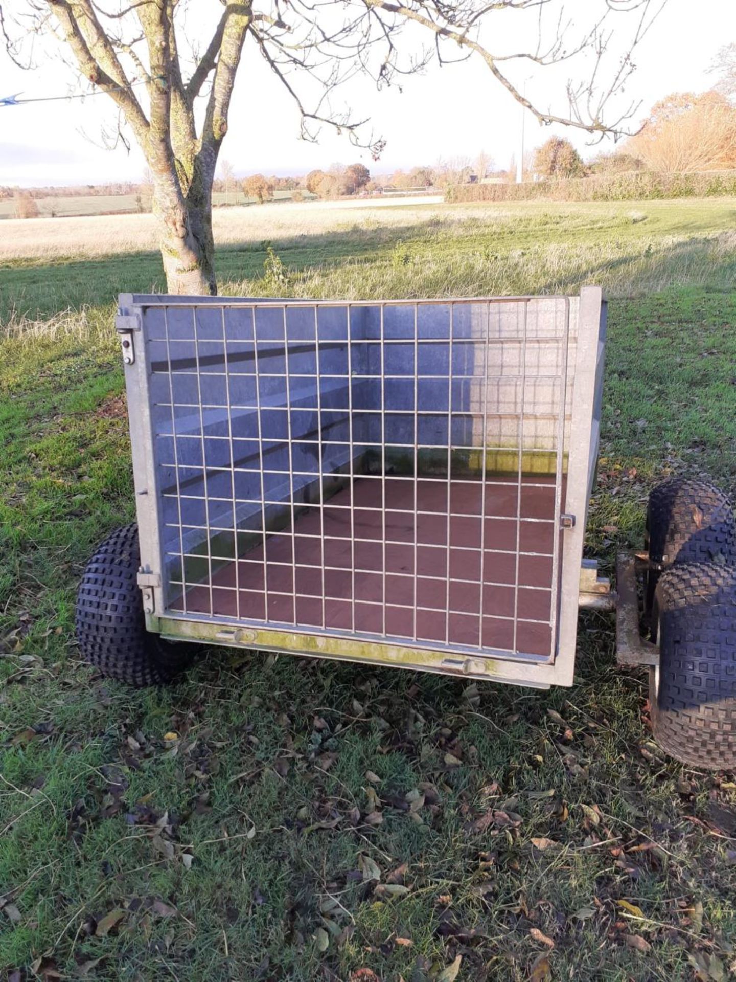 Logic Quad Trailer, had new tyres and floor. Stored near Badingham, Suffolk. - Image 3 of 3