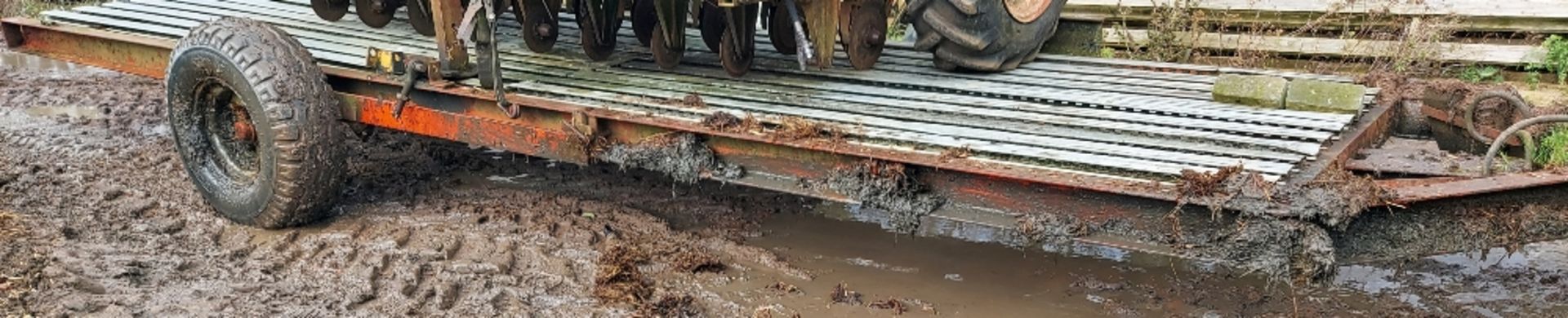 Hayflake trailer. Stored near Bungay, Suffolk.