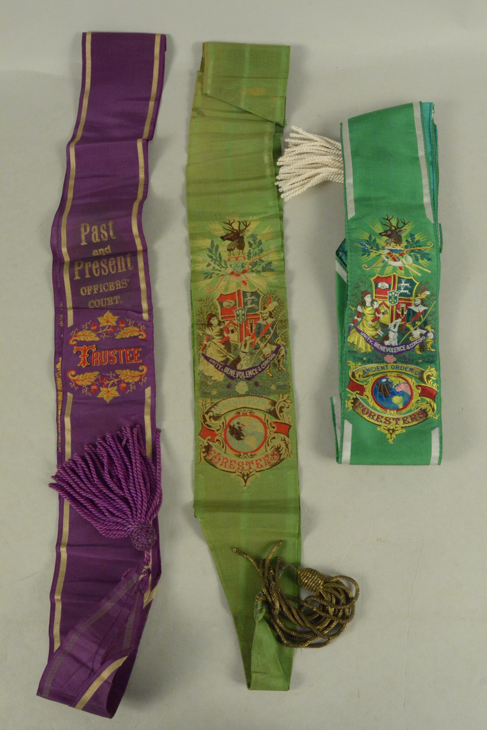 Eleven vintage Ancient Order of Foresters badges, countrywide lodges, - Image 3 of 3