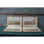 A set of four framed coloured sporting prints of 'The Pytchley Hunt' after Henry Alken