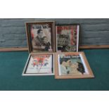Two framed Picture Show covers plus a framed film pictorial cover for Mutiny on the Bounty plus a