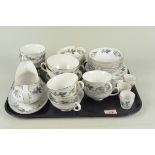 A Royal Doulton 'Burgundy' pattern part tea set