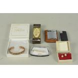 A mixed lot including a Ronson lighter, Colibri lighter,