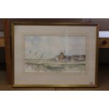 Jason Partner (1922-2005) framed watercolour 'Cley Mill, Norfolk', signed Jason Partner,