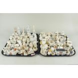 Mixed crested china including a lifeboat and coal wagon