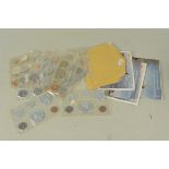 Twenty three plastic wrapped uncirculated Canadian coins year sets, 1960's-1980's,