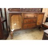 A 1920's mahogany sideboard