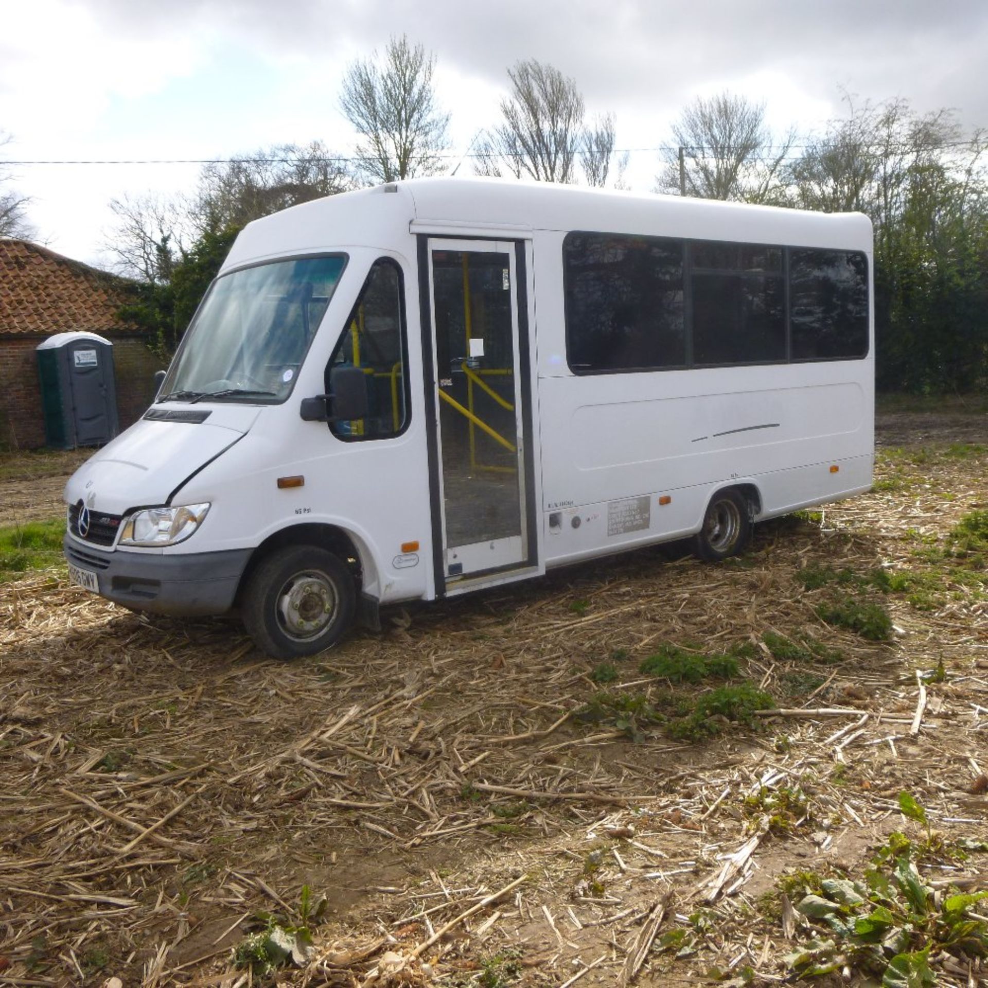 Mercedes 413CDI Sprinter Bus, electric doors, chair lift to rear, MOT until September 2022,