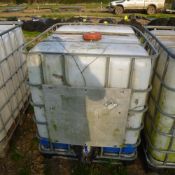 3 x white plastic IBC containers