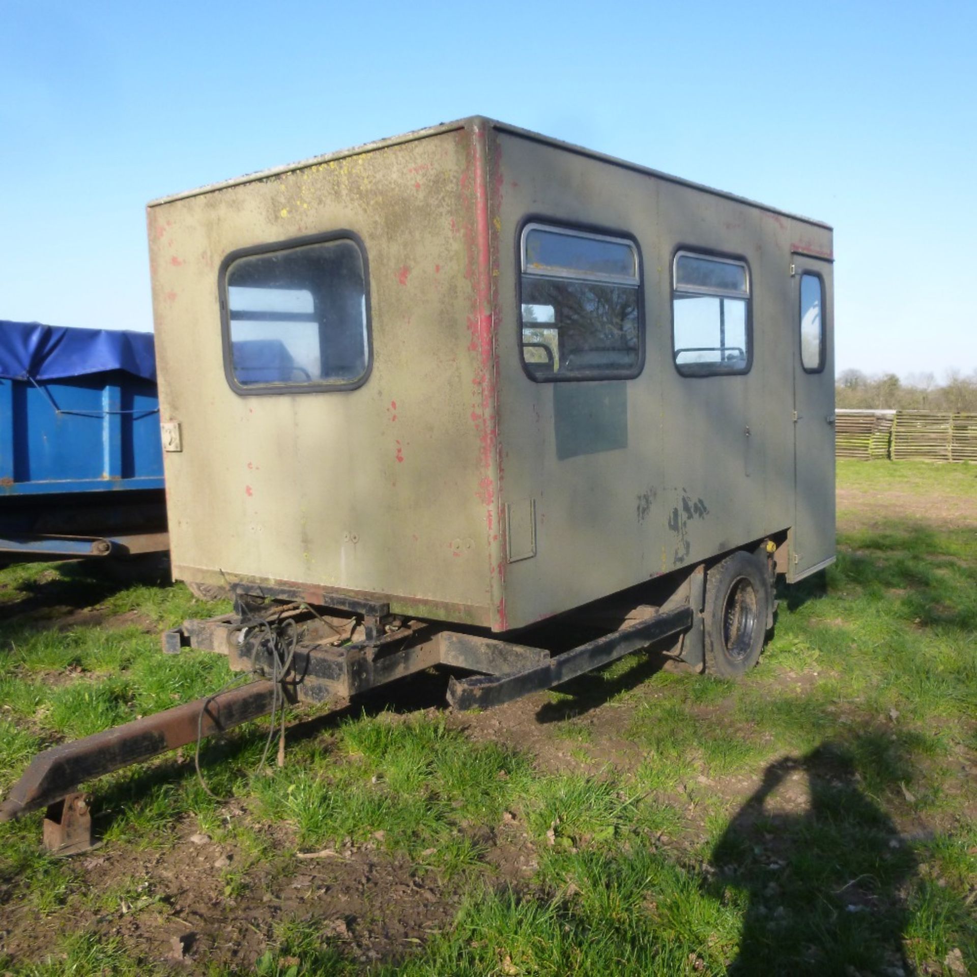 Single axle beaters trailer, 3.65m x 2m. No VAT on this lot.
