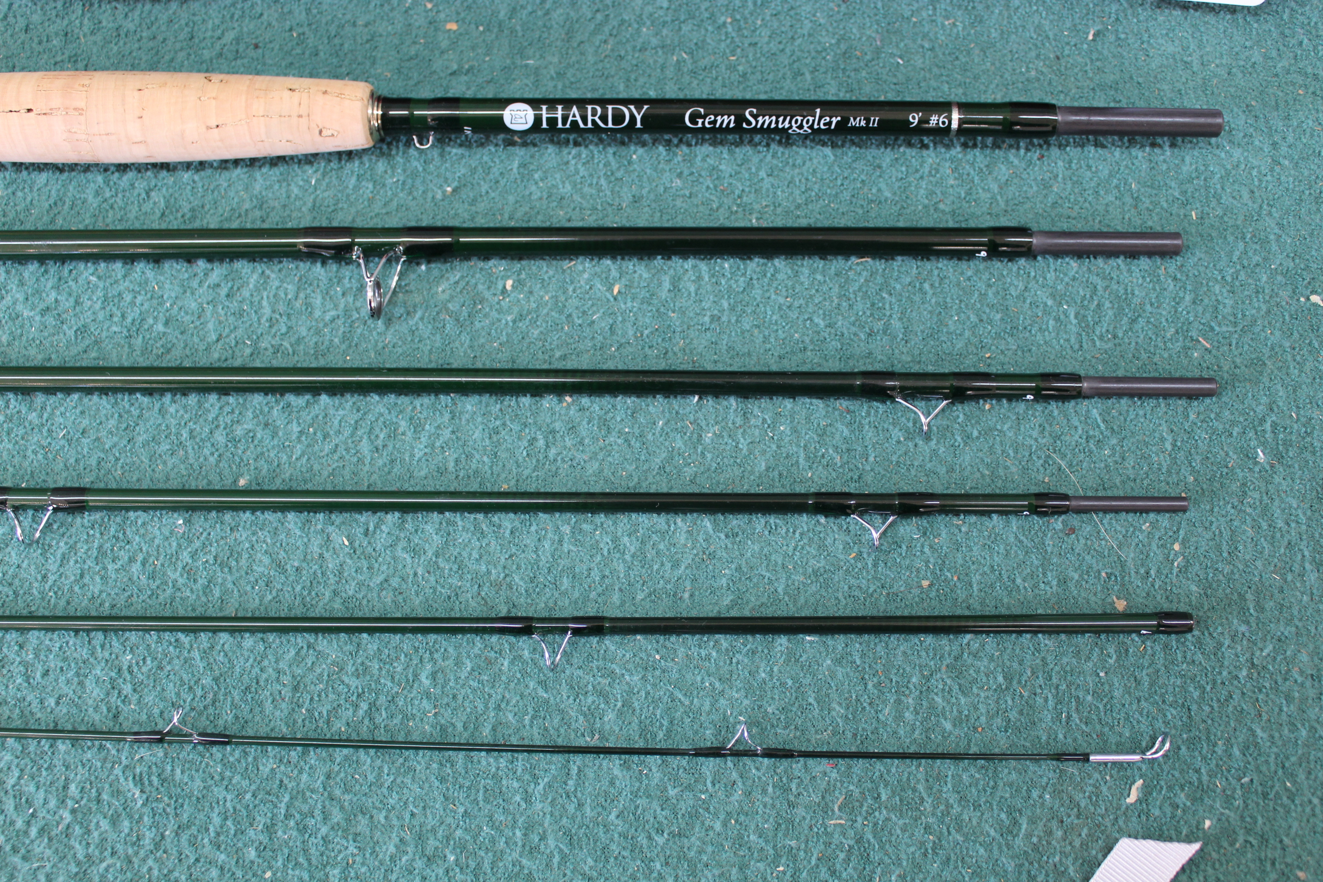 A Hardy Gem Smuggler MKII 9' #6 piece trout fly rod in unused condition, - Image 2 of 3