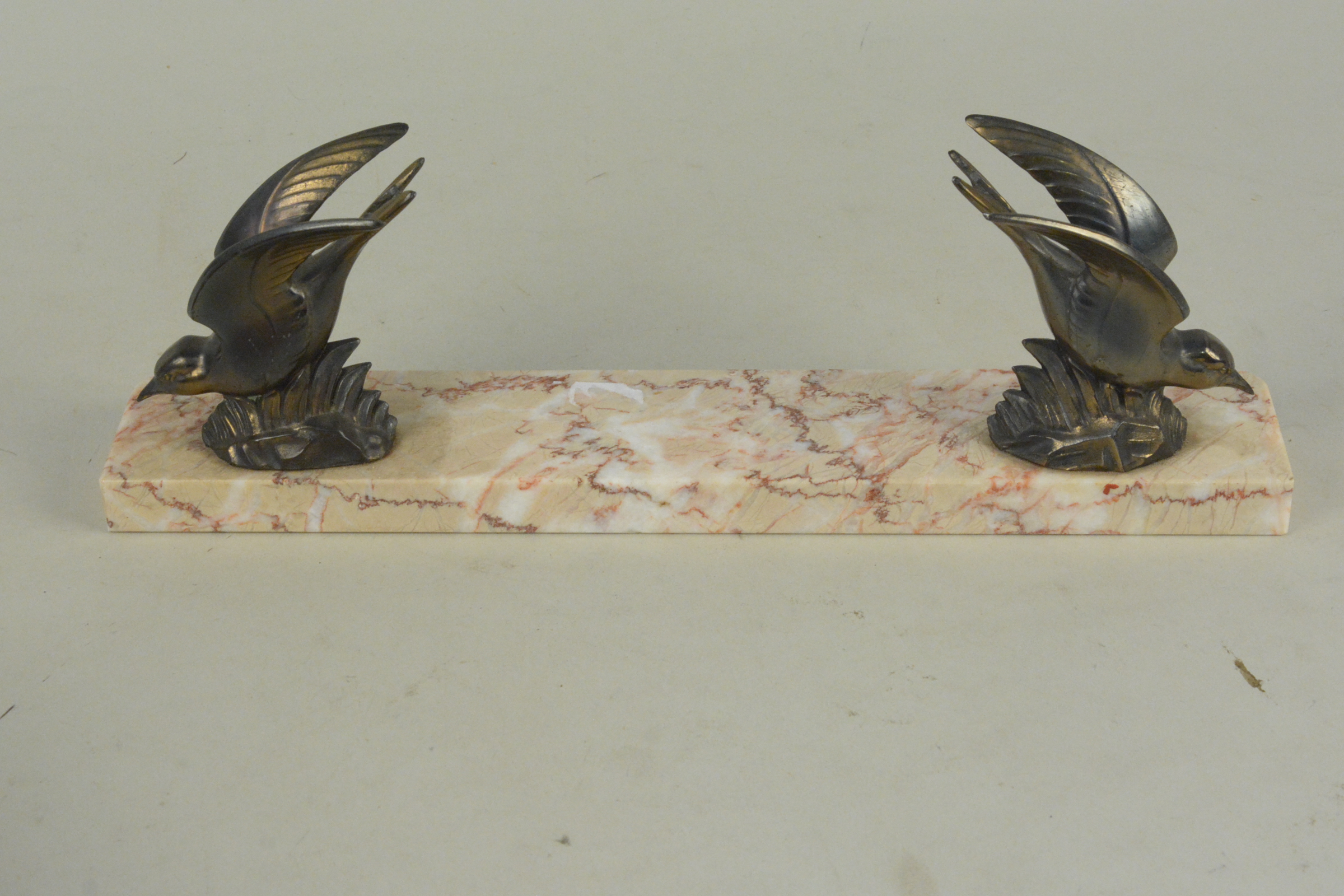 A vintage Italian Sorrento ware jewellery puzzle box decorated with birds and a lute on the top, - Image 2 of 3