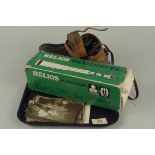 A pair of vintage Verres binoculars in case (clear optics),