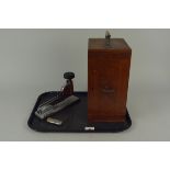 A cased Edwardian microscope by J Swift & Sons,