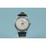 A 1960's Longines automatic gents stainless steel wristwatch