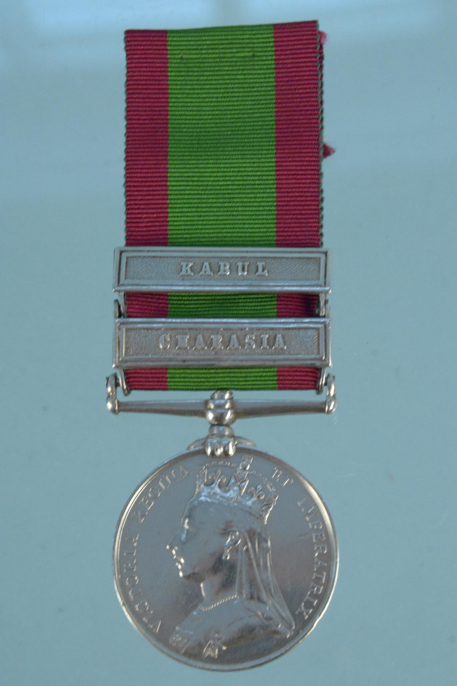 An Afghanistan medal with Kabul and Charasia clasps to 5959 Sergt J.Froggart G/3rd R.A. - Image 2 of 4