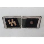 Two German (PATTERN) collar tabs