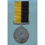 A Queens Sudan medal to 8391 Cpl F.T.Foote R.A.M.C.