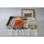 A box of mainly military related ephemera