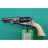 A factory engraved Colt model 1849 percussion revolver, .