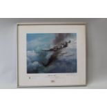 'Hurricane Mk I' limited edition print, signed by the artist Frank Wootton,