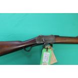 A Martini Henry .577/450 cal rifle by Robert Hughes & Sons