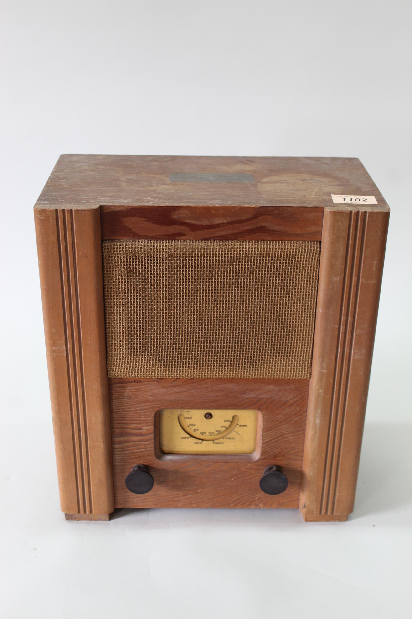 A WWII era civilian radio receiver (N.B.