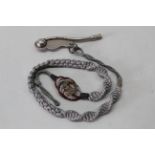 A Naval themed lanyard with a Bosuns whistle