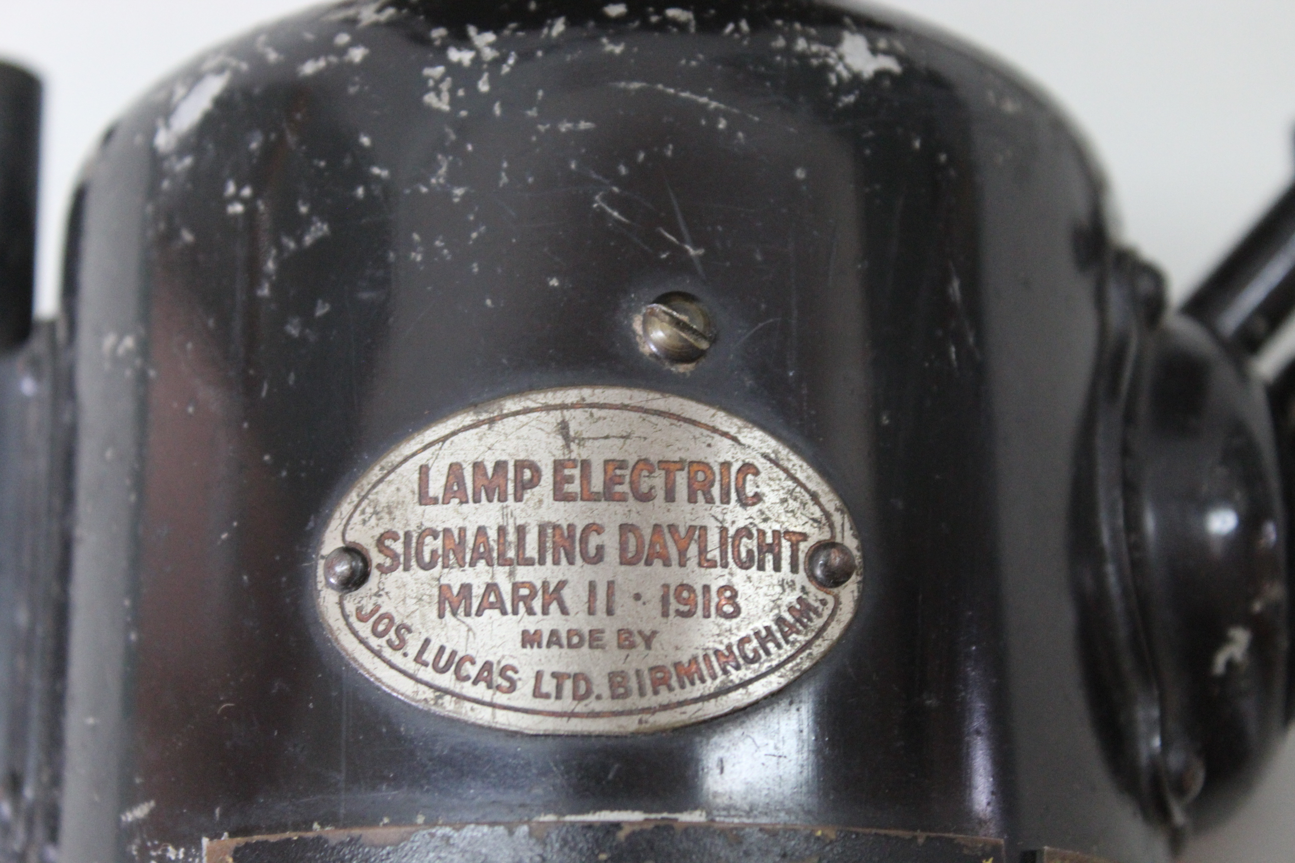 A WWI era, lamp electric signalling daylight Mk II 1918 - Bild 2 aus 3