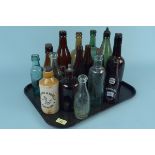 Vintage and antique bottles including Bullards Norwich, Lacons Ltd Gt Yarmouth, Whitbread & Co,
