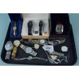 Assorted ladies and gents wristwatches including Seiko,