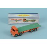 A Dinky Toys 902 Foden flat truck in original box in playworn condition