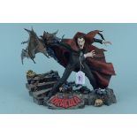 A large Marvel Milestones statue 'The Tomb of Dracula' with original box,