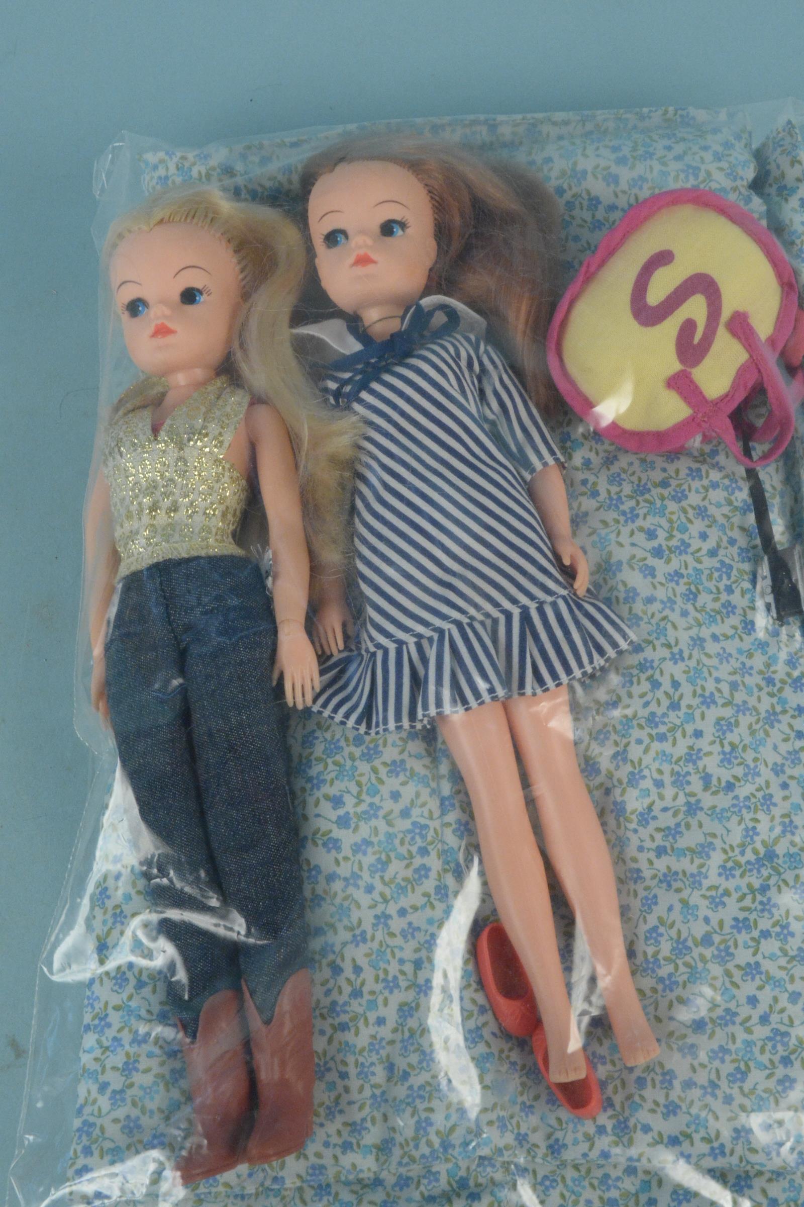 Three vintage Sindy dolls, one ice skater, - Image 3 of 3