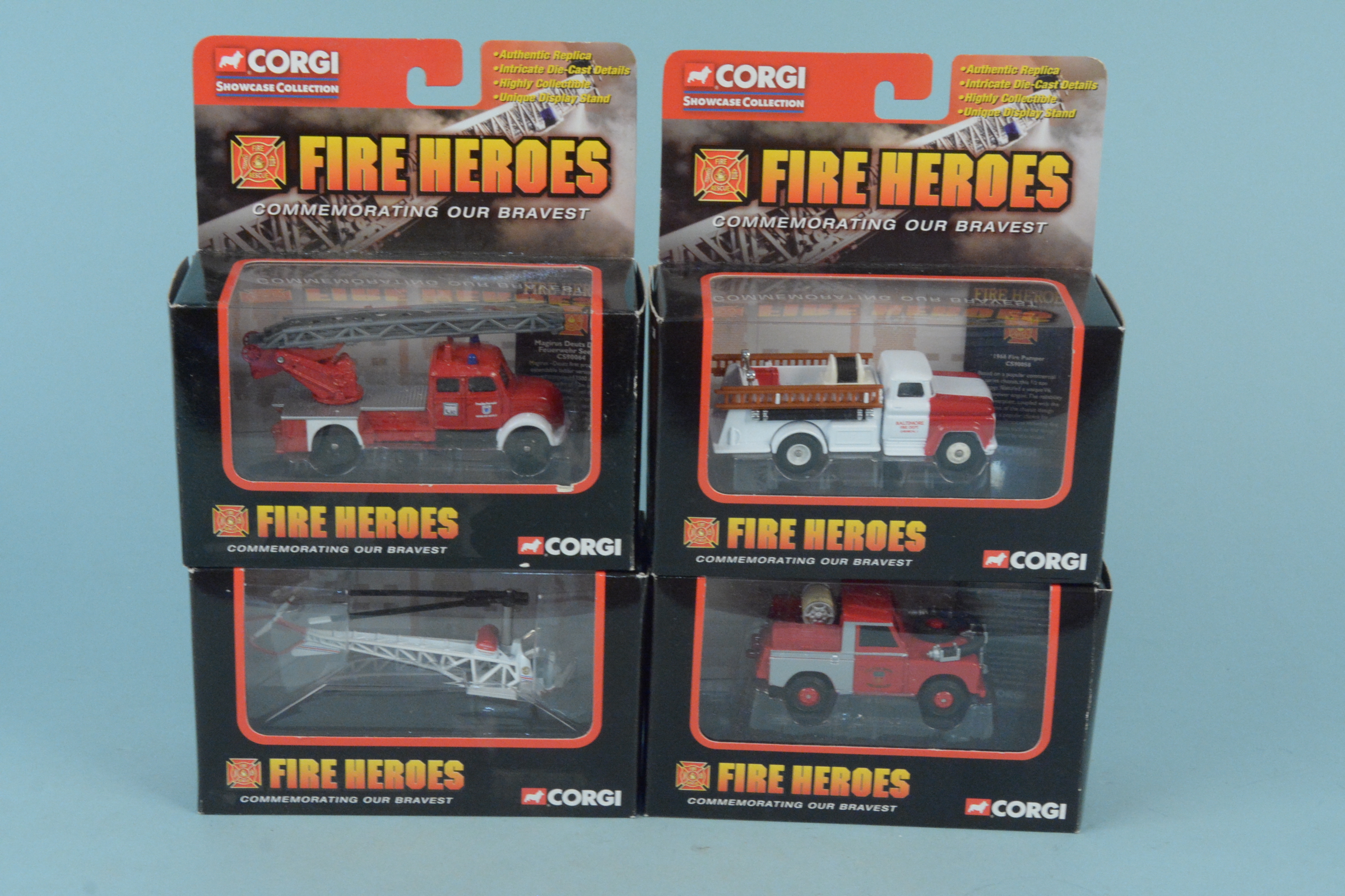 Sixteen boxed Corgi 'Fire Heroes' die cast vehicles - Image 2 of 3