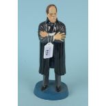 A hand painted plaster figure of Phantom of the Opera, marked to the base 'A Pelaez',