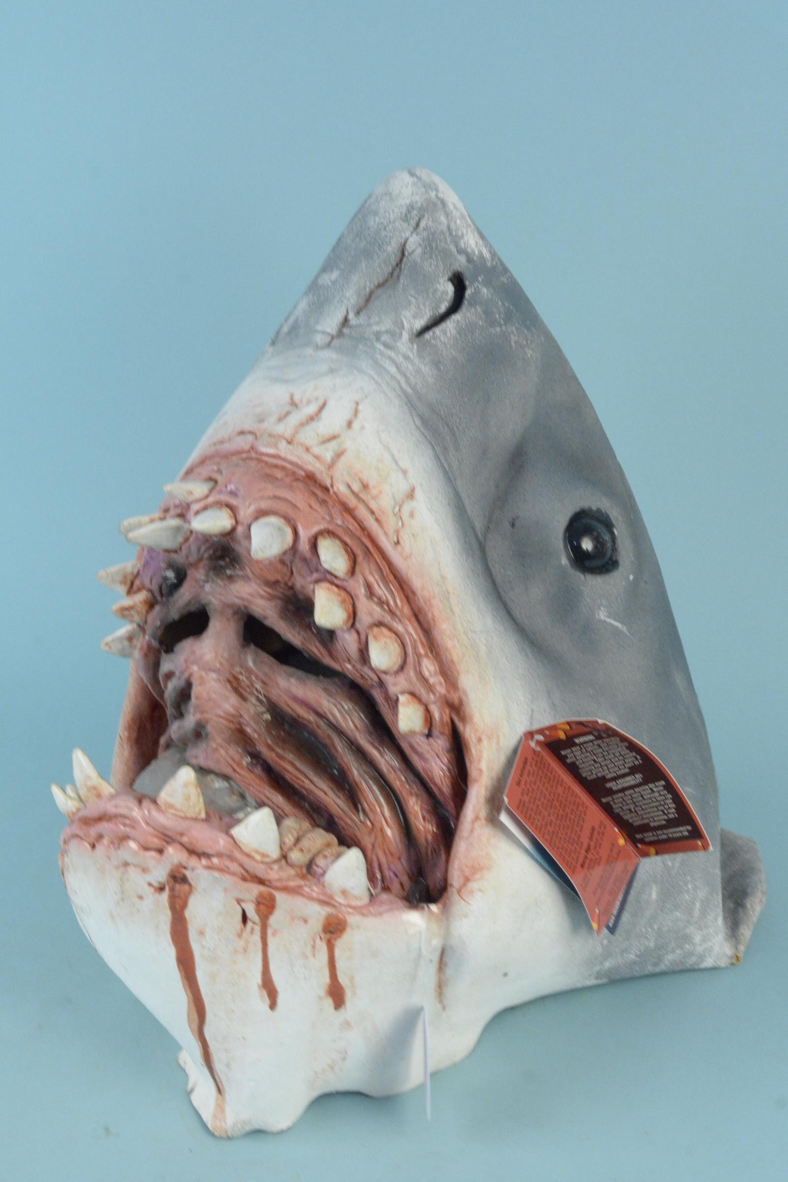 A 'Trick or Treat Studios' 'Bruce the Shark' Jaws head rubber mask,