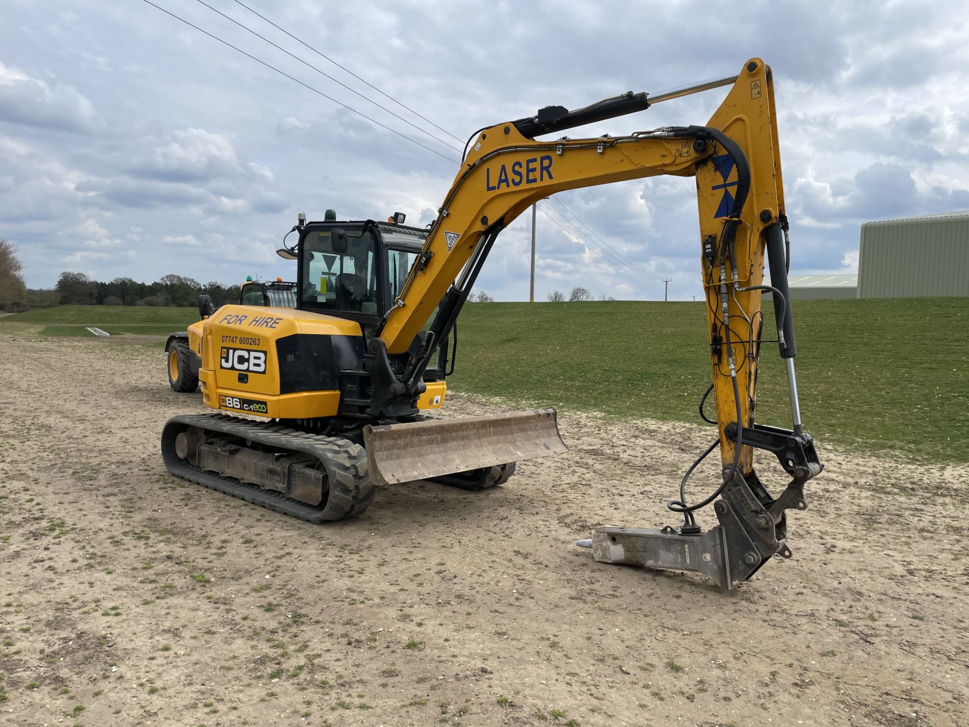 2019 JCB 86C-1 8T Excavator - 1992 Hours, Hydraulic QH, GPS Enabled, Trimble earthworks, - Image 6 of 15