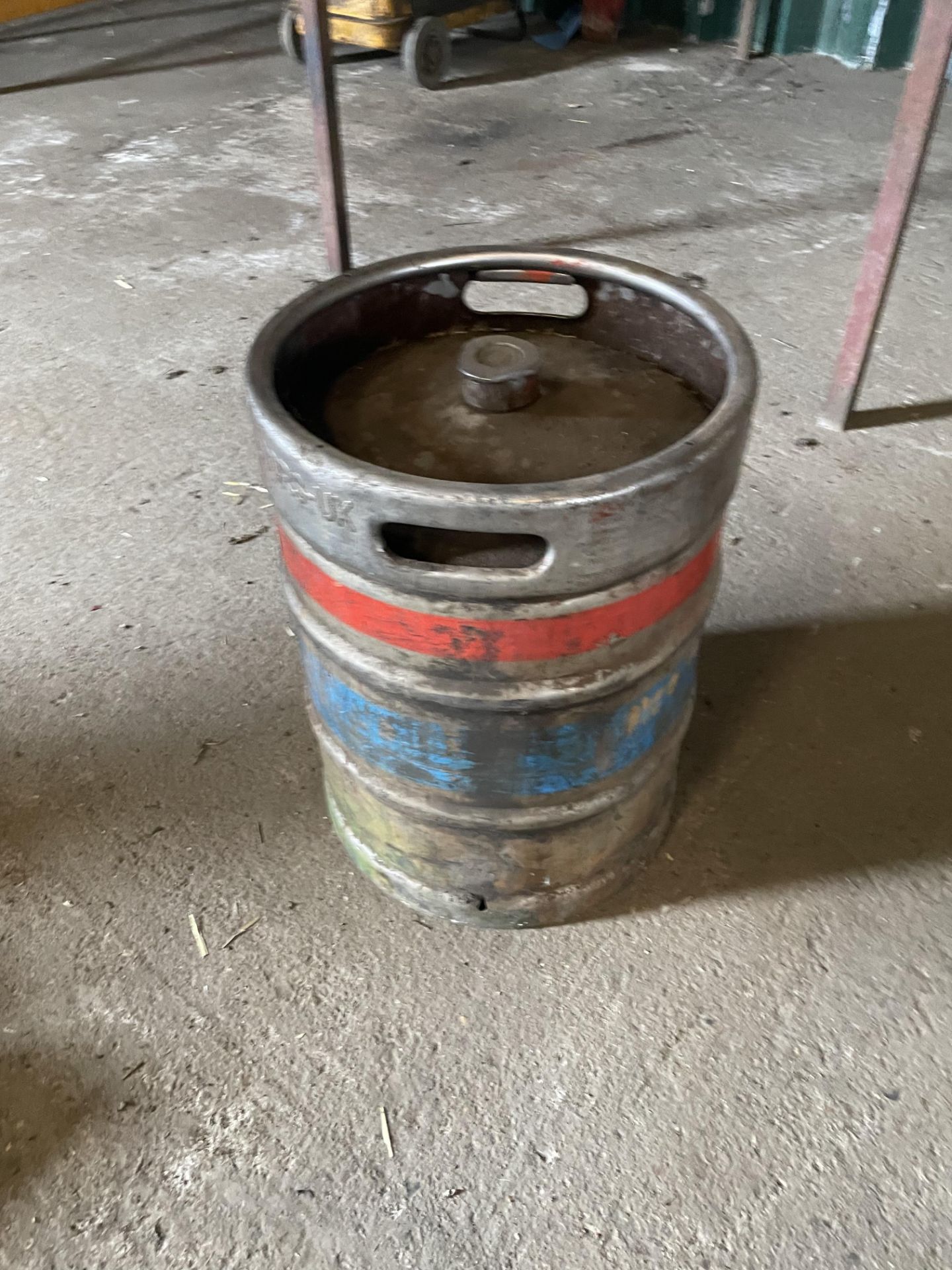 Empty Aluminium Keg Barrel