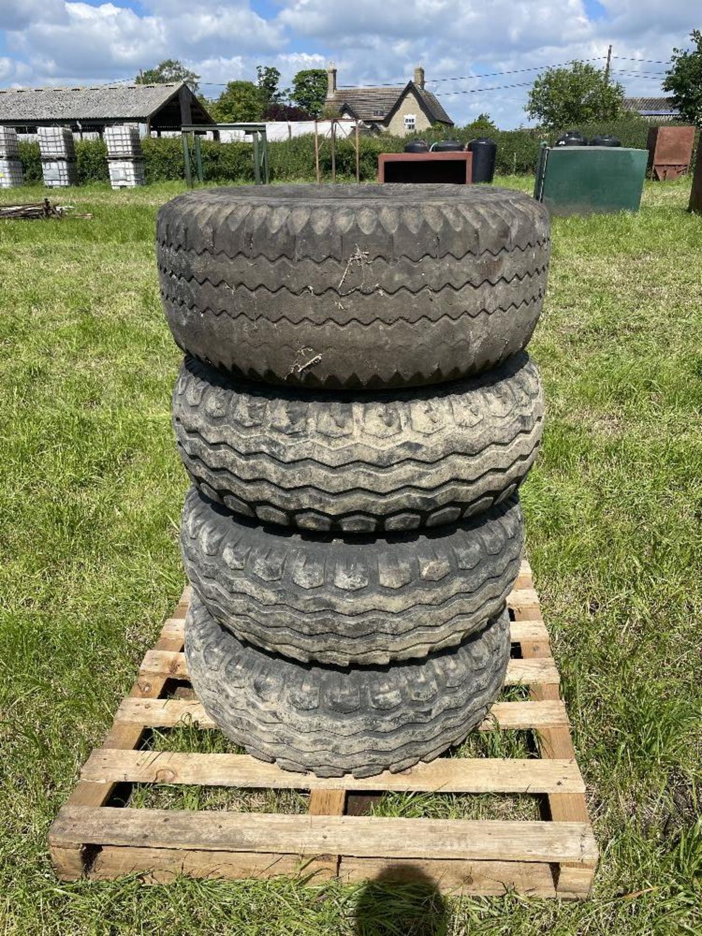 4 x Trailer Tyres - 12.5/80-15. - Image 2 of 5