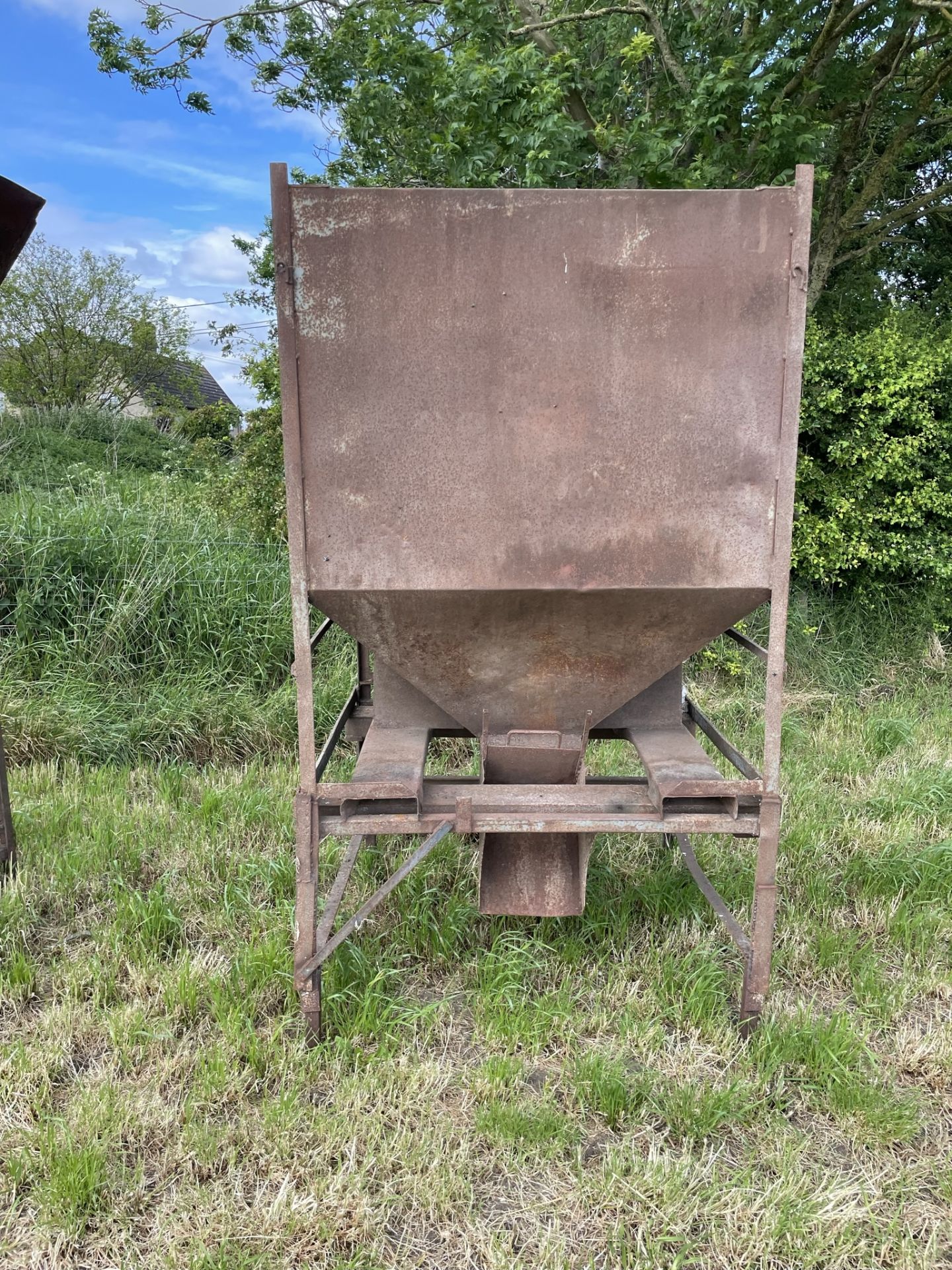 Metal Feed Bin